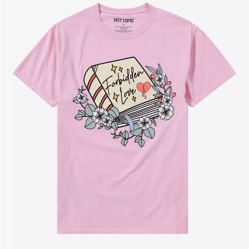 Forbidden Love Trope Boyfriend Fit Girls T-Shirt